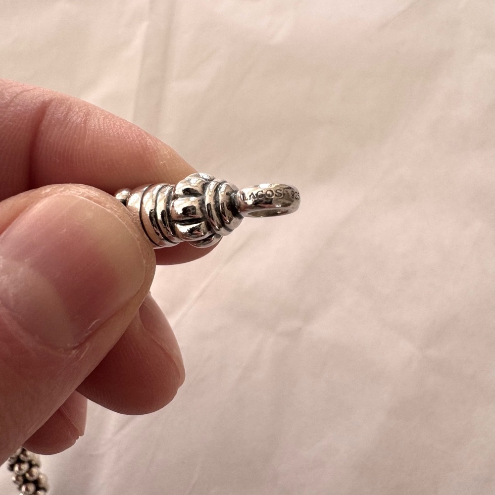 LAGOS Bold Signature Caviar Rope Sterling Silver Bracelet - Picture 5 of 7